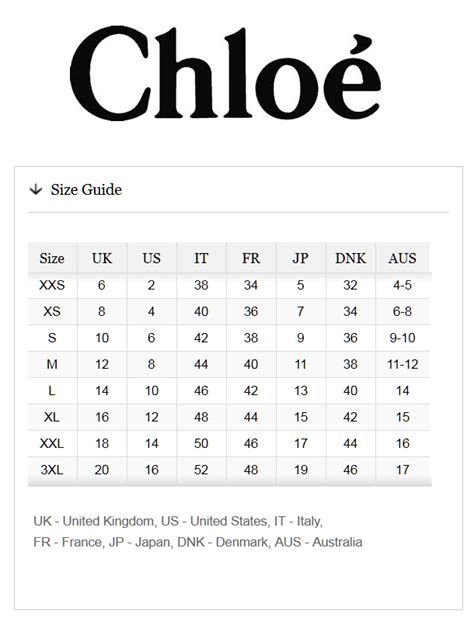 chloe shoe size chart|size 36 in chloe.